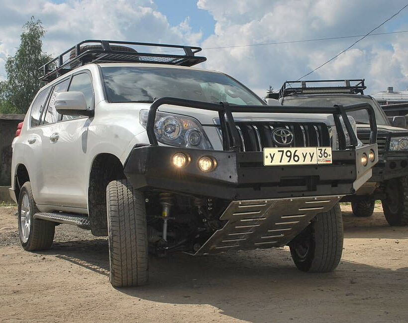 Защита днища для Toyota Land Cruiser Prado 150 restailing силовая. Комплектация № 1 - Защита днища - TOYOTA - Toyota Land Cruiser
