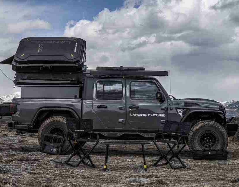 Автомобильная палатка на крышу Arcane Warrior LANDING Hardshell Roof Tent (ADA co-branded) - Всё для автотуризма - FORD