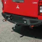 БАМПЕР СИЛОВОЙ ЗАДНИЙ RIVAL АЛЮМИНИЕВЫЙ ЧЕРНЫЙ MITSUBISHI L200 2018+ РЕСТАЙЛИНГ - Силовые бамперы - MITSUBISHI - Mitsubishi L200