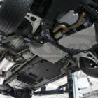 Защита днища Acura MDX (2014-) из 3 частей (без защиты картера), Алюминий 4 мм - Защита днища - HONDA - Honda Acura