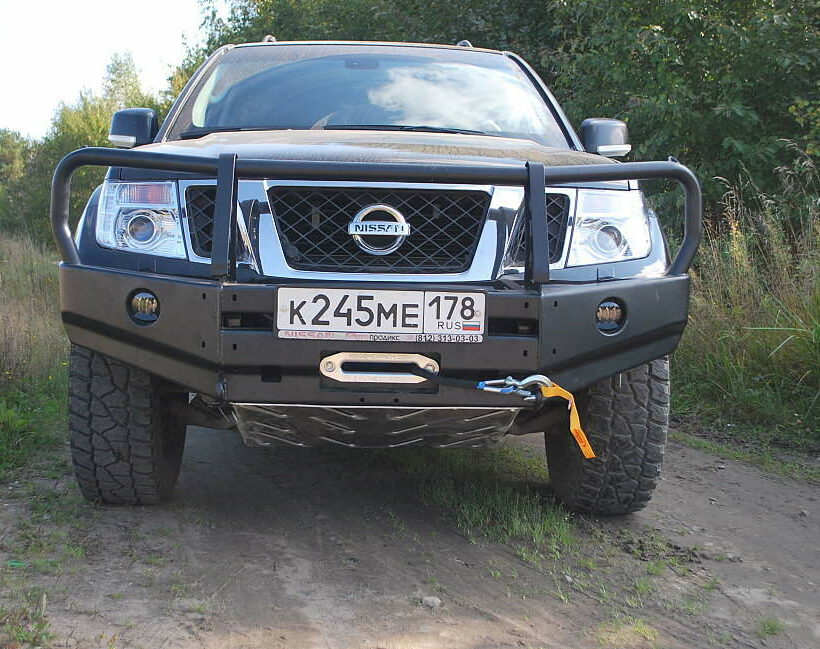 Защита днища для Nissan Pathfinder R51 силовая. Комплектация № 2 - Защита днища - NISSAN - Nissan Pathfinder