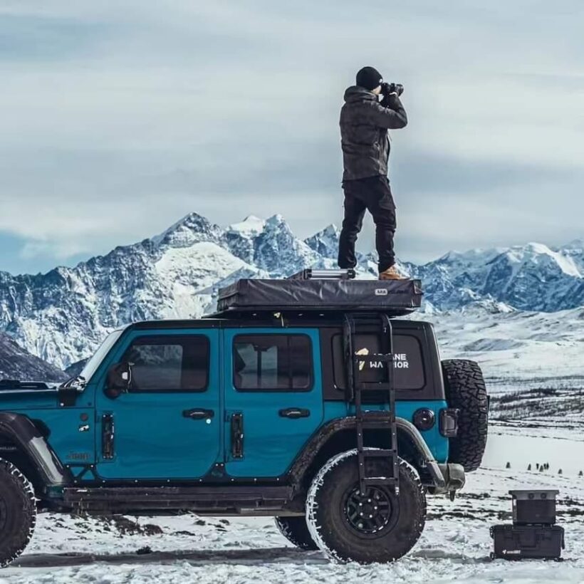 Багажник экспедиционный STORM для Jeep Wrangler JL/JK 2018-2024 (короткий, усиленная версия) - Багажники