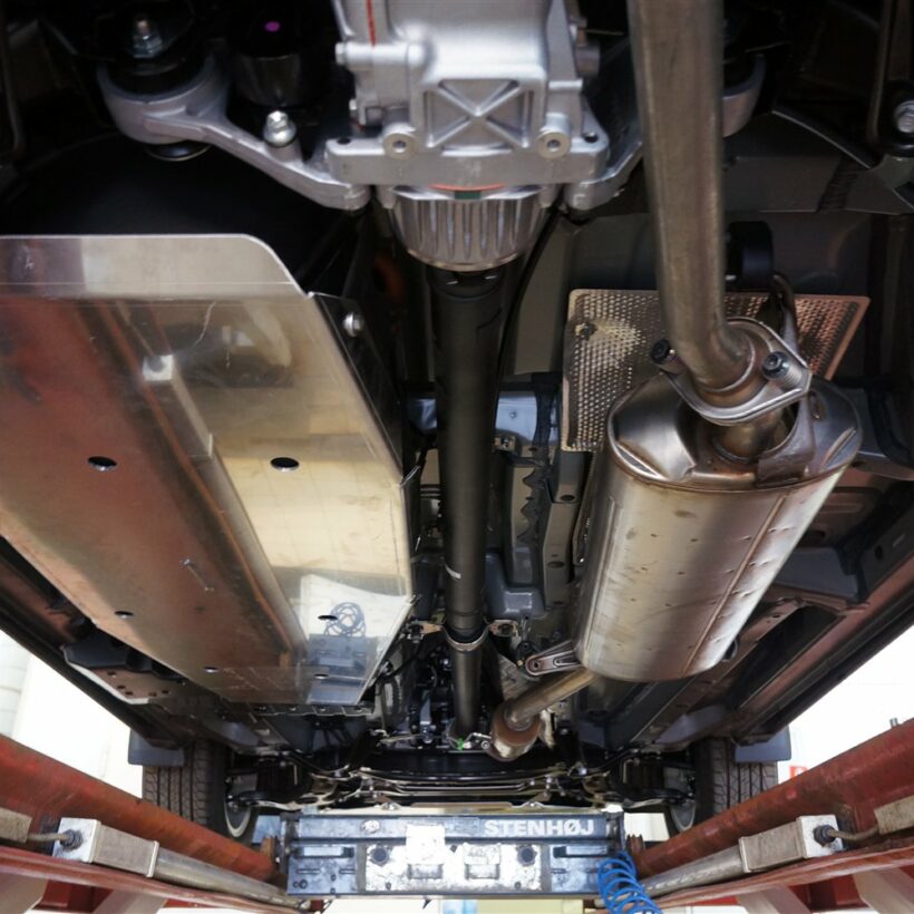 Защита топливного бака Toyota Rav 4, Алюминий 4 мм - Защита днища - TOYOTA - Toyota RAV4