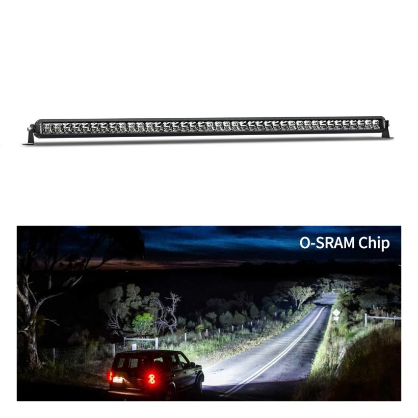 Светодиодная балка ALO-S6-40 300W КОМБИНИРОВАННЫЙ СВЕТ (белый + желтый) - Доп. свет - JEEP