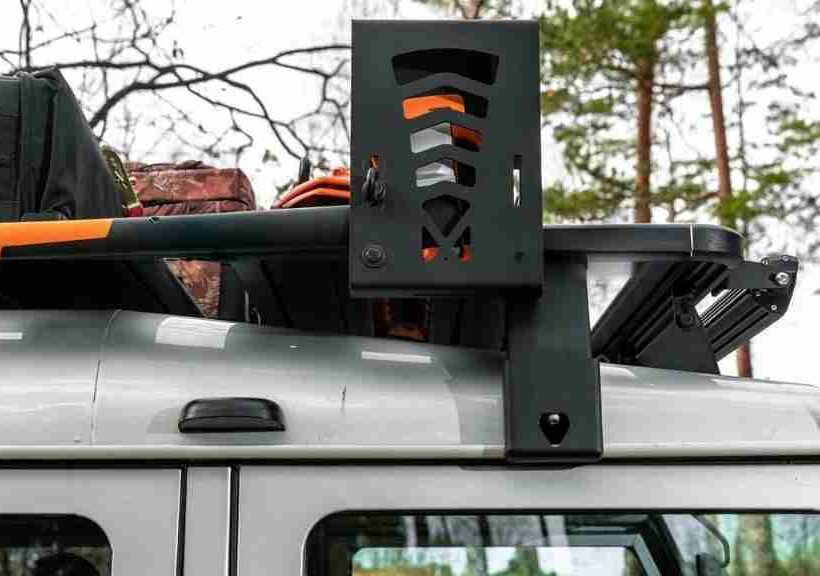 БАГАЖНИК АЛЮМИНИЕВЫЙ (ПЛАТФОРМА С КРЕПЛЕНИЕМ) RIVAL 2675X1430 ДЛЯ LAND ROVER DEFENDER 110 (1990 - 2016) - Багажники