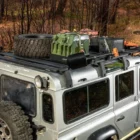 БАГАЖНИК АЛЮМИНИЕВЫЙ (ПЛАТФОРМА С КРЕПЛЕНИЕМ) RIVAL 2675X1430 ДЛЯ LAND ROVER DEFENDER 110 (1990 - 2016) - Багажники