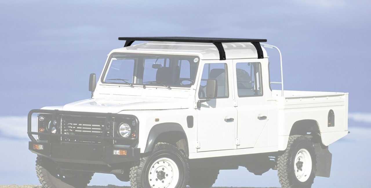 БАГАЖНИК АЛЮМИНИЕВЫЙ (ПЛАТФОРМА С КРЕПЛЕНИЕМ) RIVAL 1475х1430 ДЛЯ LAND ROVER DEFENDER 130 (1990 - 2016) - Багажники