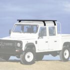 БАГАЖНИК АЛЮМИНИЕВЫЙ (ПЛАТФОРМА С КРЕПЛЕНИЕМ) RIVAL 1475х1430 ДЛЯ LAND ROVER DEFENDER 130 (1990 - 2016) - Багажники