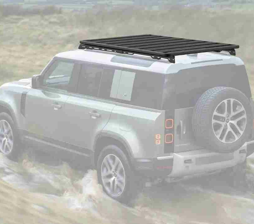 БАГАЖНИК АЛЮМИНИЕВЫЙ (ПЛАТФОРМА С КРЕПЛЕНИЕМ) RIVAL 1955X1270 ДЛЯ LAND ROVER DEFENDER 110 (2020+) - Багажники