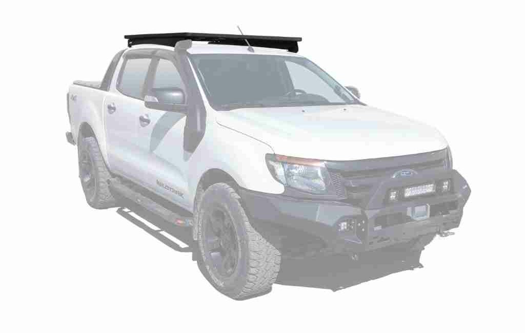 БАГАЖНИК АЛЮМИНИЕВЫЙ (ПЛАТФОРМА С КРЕПЛЕНИЕМ) RIVAL 1235х1430 ДЛЯ FORD RANGER T6 2012+ - Багажники