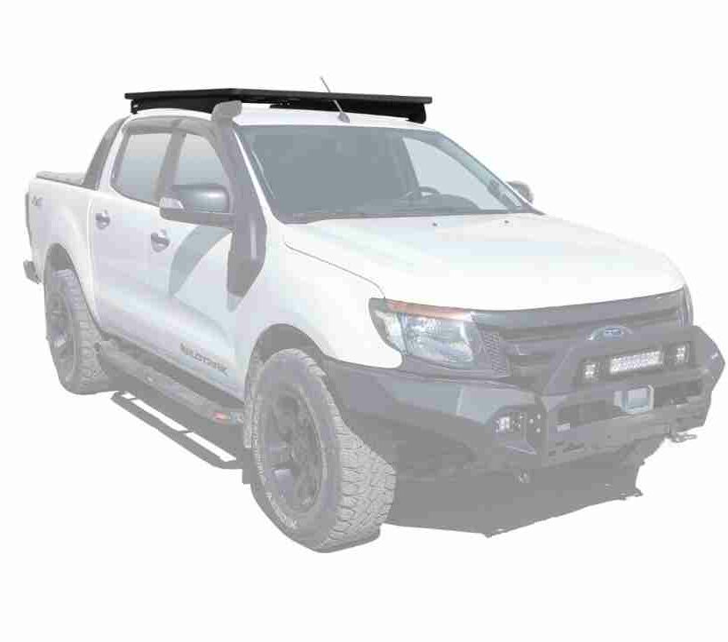 БАГАЖНИК АЛЮМИНИЕВЫЙ (ПЛАТФОРМА С КРЕПЛЕНИЕМ) RIVAL 1235х1430 ДЛЯ FORD RANGER T6 2012+ - Багажники