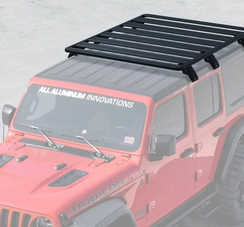 БАГАЖНИК АЛЮМИНИЕВЫЙ (ПЛАТФОРМА С КРЕПЛЕНИЕМ) RIVAL 1715X1430 ДЛЯ JEEP WRANGLER JL - Багажники