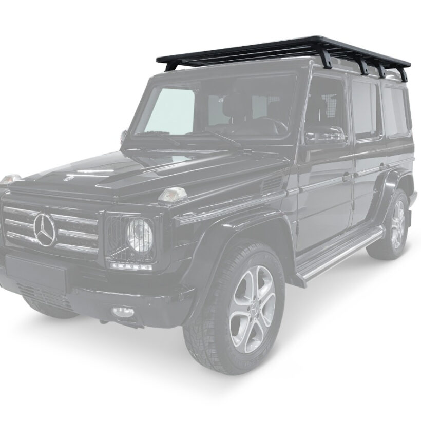 БАГАЖНИК АЛЮМИНИЕВЫЙ (ПЛАТФОРМА С КРЕПЛЕНИЕМ) RIVAL 2435х1495 ДЛЯ MERCEDES-BENZ G-CLASS (1990-2018) - Багажники
