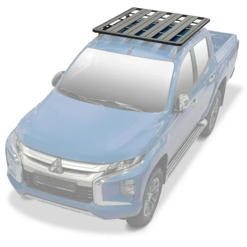 БАГАЖНИК АЛЮМИНИЕВЫЙ (ПЛАТФОРМА С КРЕПЛЕНИЕМ) RIVAL 1235X1430 ДЛЯ MITSUBISHI L200 2015+ - Багажники