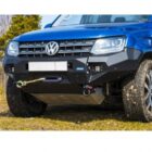 БАМПЕР ПЕРЕДНИЙ СИЛОВОЙ RIVAL ДЛЯ VOLKSWAGEN AMAROK (2010+) ЧЕРНЫЙ АЛЮМИНИЕВЫЙ. Комплектация 1 - Силовые бамперы - VOLKSWAGEN - Volkswagen Amarok