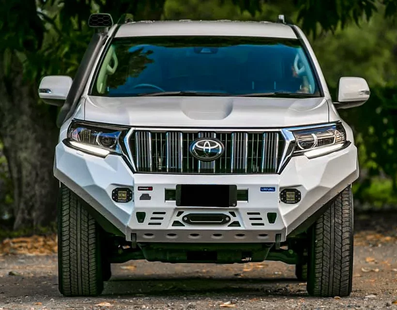 БАМПЕР СИЛОВОЙ ПЕРЕДНИЙ AL (ЧЕРНЫЙ) RIVAL ДЛЯ TOYOTA LAND CRUISER PRADO 150 (2017+) - Силовые бамперы - TOYOTA - Toyota Land Cruiser Prado