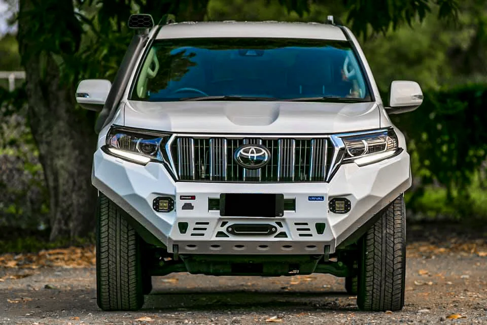 БАМПЕР СИЛОВОЙ ПЕРЕДНИЙ AL (ЧЕРНЫЙ) RIVAL ДЛЯ TOYOTA LAND CRUISER PRADO 150 (2017+) - Силовые бамперы - TOYOTA - Toyota Land Cruiser Prado