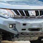 БАМПЕР СИЛОВОЙ ПЕРЕДНИЙ RIVAL АЛЮМИНИЕВЫЙ ЧЕРНЫЙ MITSUBISHI L200 (2015-2018) - Силовые бамперы - MITSUBISHI - Mitsubishi L200
