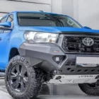БАМПЕР СИЛОВОЙ АЛЮМИНИЕВЫЙ RIVAL ПЕРЕДНИЙ ДЛЯ TOYOTA HILUX (2018-2020) (БЕЗ LED) Комплектация 1 - Силовые бамперы - TOYOTA - Toyota Hilux