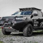 БАМПЕР СИЛОВОЙ АЛЮМИНИЕВЫЙ RIVAL ПЕРЕДНИЙ (ЧЕРНЫЙ, БЕЗ ПТФ) ДЛЯ TOYOTA HILUX REVO (2021+) - Силовые бамперы - TOYOTA - Toyota Hilux