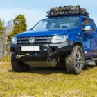 БАМПЕР ПЕРЕДНИЙ СИЛОВОЙ RIVAL ДЛЯ VOLKSWAGEN AMAROK (2010+) ЧЕРНЫЙ АЛЮМИНИЕВЫЙ. Комплектация 1 - Силовые бамперы - VOLKSWAGEN - Volkswagen Amarok