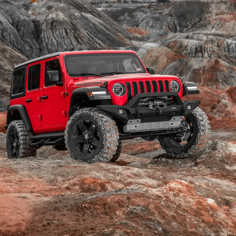 БАМПЕР СИЛОВОЙ ПЕРЕДНИЙ RIVAL АЛЮМИНИЕВЫЙ ДЛЯ JEEP WRANGLER JL ШИРОКИЙ - Силовые бамперы - JEEP - Jeep Wrangler