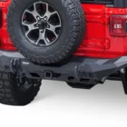 БАМПЕР СИЛОВОЙ ЗАДНИЙ RIVAL АЛЮМИНИЕВЫЙ ДЛЯ JEEP WRANGLER JL, ДЛИННЫЙ - Силовые бамперы - JEEP - Jeep Wrangler