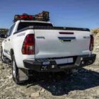 БАМПЕР ЗАДНИЙ СИЛОВОЙ RIVAL (ЧЕРНЫЙ) ДЛЯ TOYOTA HILUX REVO/VIGO (2011+) - Силовые бамперы - TOYOTA - Toyota Hilux