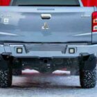 БАМПЕР СИЛОВОЙ ЗАДНИЙ АЛЮМИНИЕВЫЙ RIVAL ДЛЯ MITSUBISHI L200 (2015-2018) - Силовые бамперы - MITSUBISHI - Mitsubishi L200