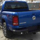 БАМПЕР ЗАДНИЙ СИЛОВОЙ АЛЮМИНИЕВЫЙ RIVAL ДЛЯ VOLKSWAGEN AMAROK (2010+) ЧЕРНЫЙ - Силовые бамперы - VOLKSWAGEN - Volkswagen Amarok