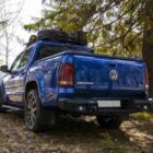 БАМПЕР ЗАДНИЙ СИЛОВОЙ АЛЮМИНИЕВЫЙ RIVAL ДЛЯ VOLKSWAGEN AMAROK (2010+) ЧЕРНЫЙ - Силовые бамперы - VOLKSWAGEN - Volkswagen Amarok
