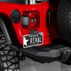 БАМПЕР СИЛОВОЙ ЗАДНИЙ RIVAL АЛЮМИНИЕВЫЙ ДЛЯ JEEP WRANGLER JL, ДЛИННЫЙ - Силовые бамперы - JEEP - Jeep Wrangler