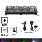 Светодиодная балка ALO-N-10 124W КОМБИНИРОВАННЫЙ СВЕТ (белый) ФОНОВАЯ ПОДСВЕТКА RGB - Доп. свет - JEEP