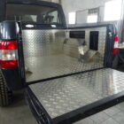 Обшивка грузового кузова с карманами UAZ Пикап с 2010- , рифл. алюм. 2мм, некрашенный - Крышки и тенты кузова - UAZ - UAZ Пикап