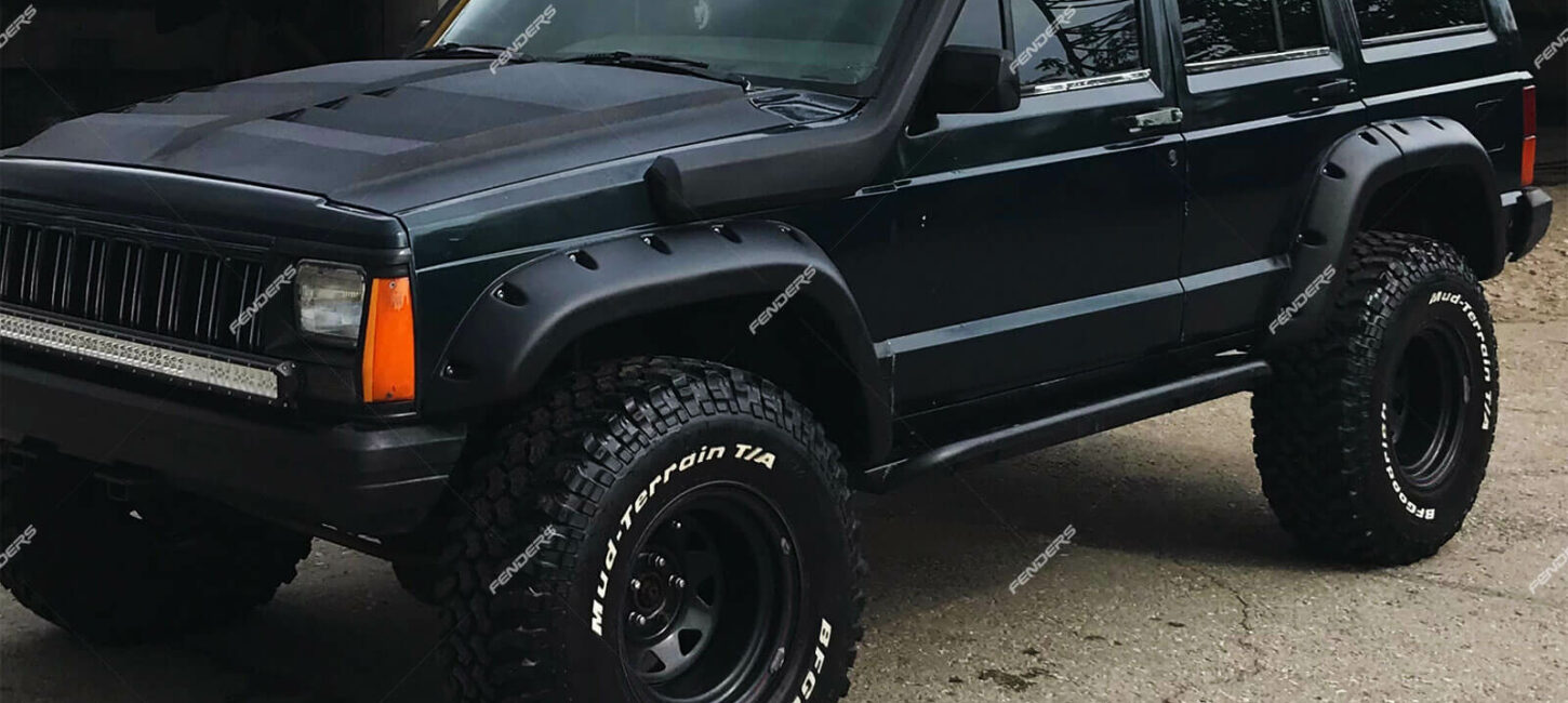 Расширители колесных арок Jeep Cherokee XJ (передние 120 мм, задние 90 мм) - Расширители арок - JEEP