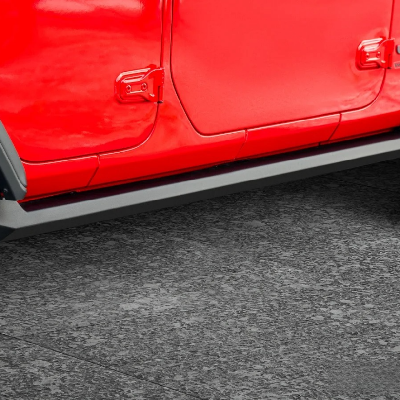 СИЛОВЫЕ ПОРОГИ RIVAL (БЕЗ СТУПЕНЕК) ДЛЯ JEEP WRANGLER JL (5 ДВЕРЕЙ) - Силовые пороги