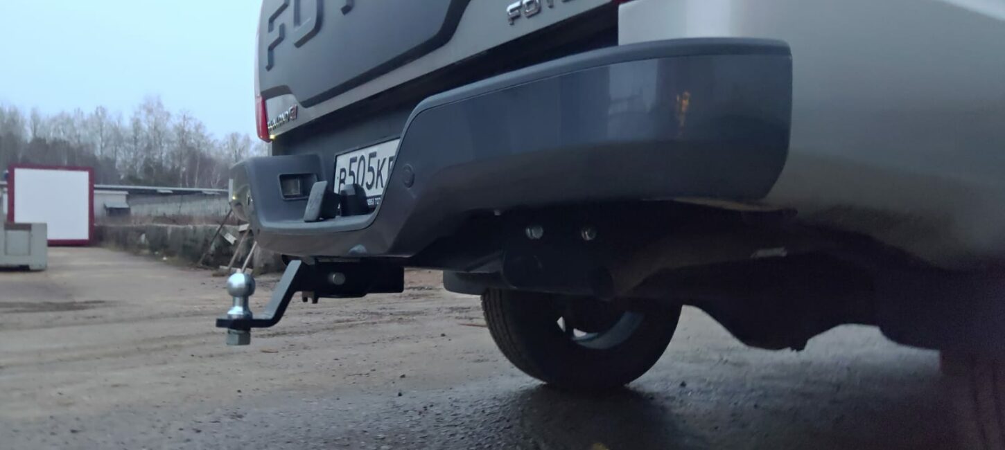 ТСУ под квадрат 50х50 Foton Tunland G7 с 2023 г. (система антистук) - Фаркопы - FOTON - Foton Tunland G7