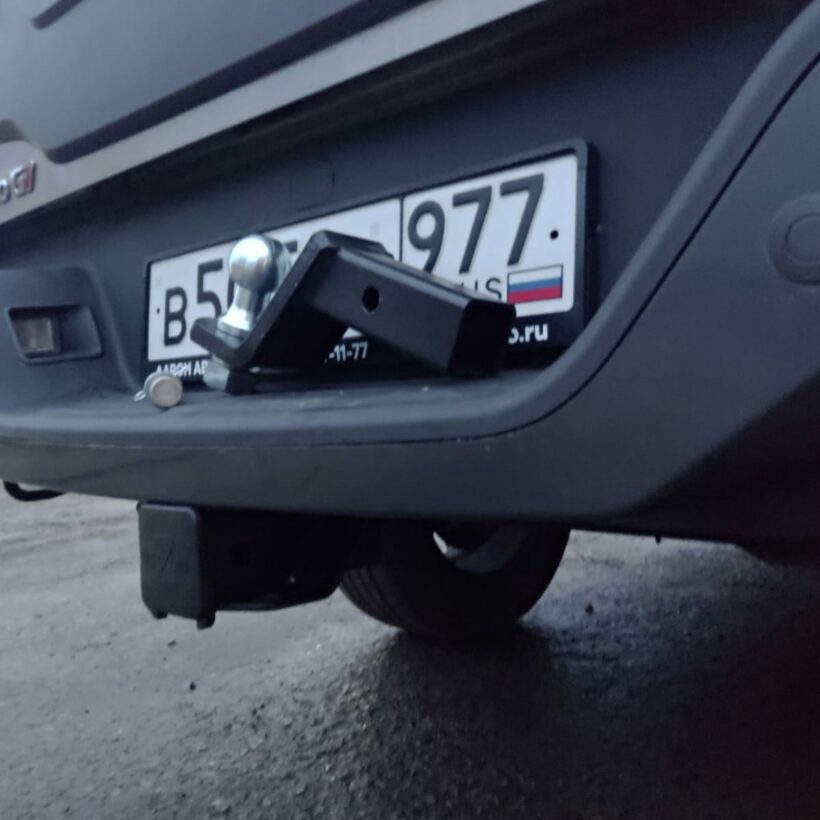 ТСУ под квадрат 50х50 Foton Tunland G7 с 2023 г. (система антистук) - Фаркопы - FOTON - Foton Tunland G7
