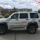 Расширители колесных арок UAZ Patriot NEW с накладками на бампер и двумя лючками бензобака (выступ 90 мм спереди/сзади) - Расширители арок - ГАЗ - UAZ Патриот