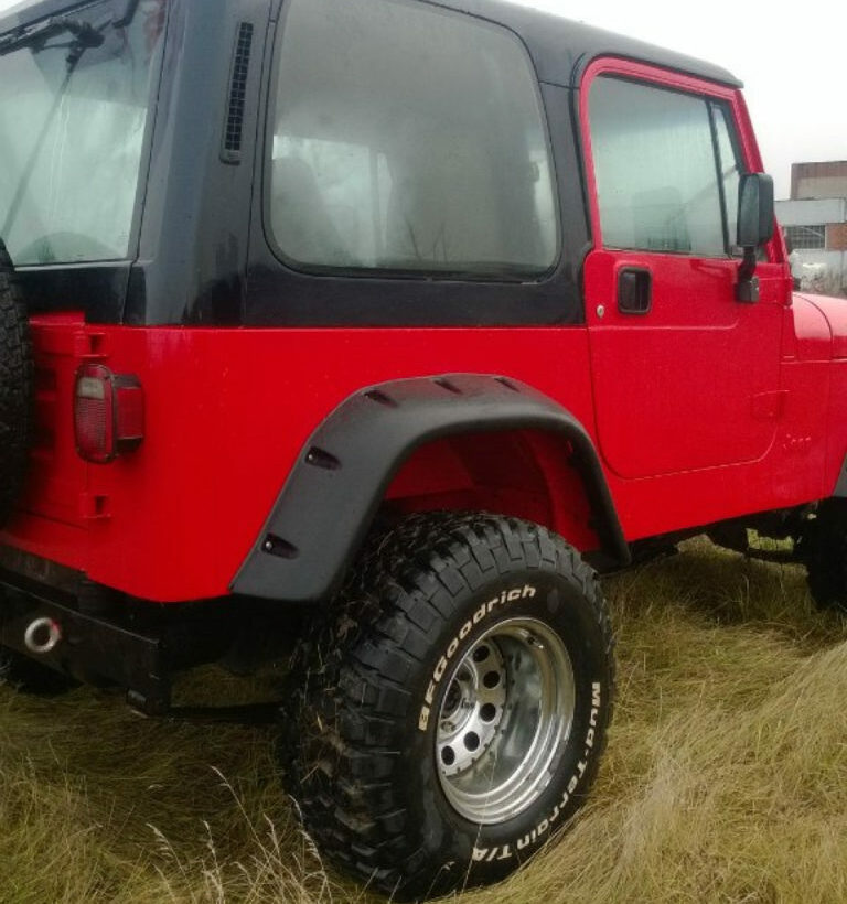 Расширители колесных арок Jeep Wrangler (спереди 140 мм, сзади 140 мм) - Расширители арок - JEEP - Jeep Wrangler