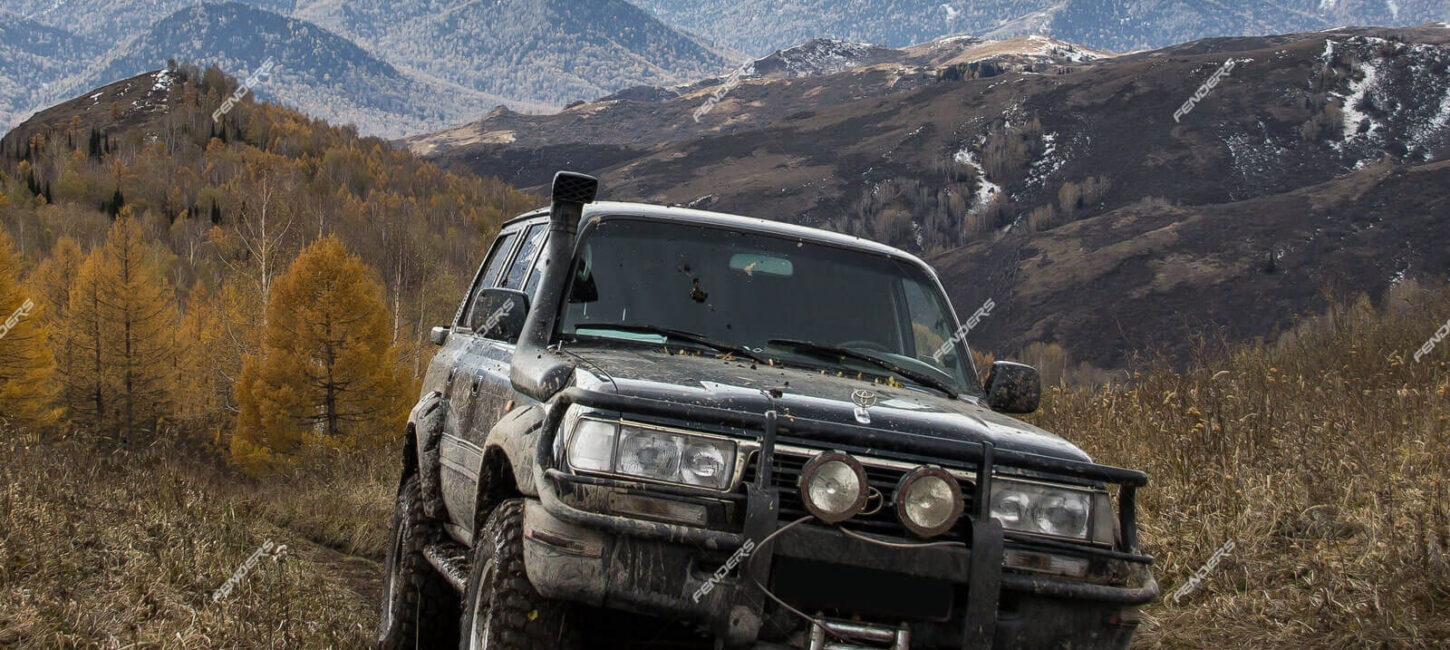 Расширители колесных арок Toyota Land Cruiser 80 (передние 80 мм, задние 80 мм) - Расширители арок - TOYOTA - Toyota Land Cruiser