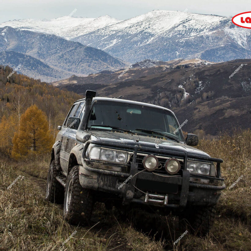 Расширители колесных арок Toyota Land Cruiser 80 (передние 80 мм, задние 80 мм) - Расширители арок - TOYOTA - Toyota Land Cruiser