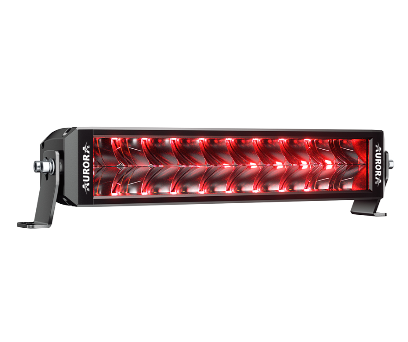 Светодиодная балка ALO-D8-20-R5Y1-Q 200W ВОДИТЕЛЬСКИЙ СВЕТ (белый) ФОНОВАЯ ПОДСВЕТКА RGB - Доп. свет - JEEP