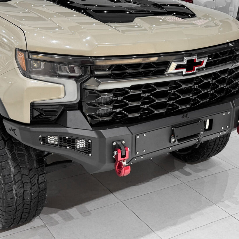 Бампер силовой передний BMS PRO-Line для Chevrolet Silverado 2022-2025 ZR2 - Силовые бамперы - CHEVROLET - Chevrolet Silverado