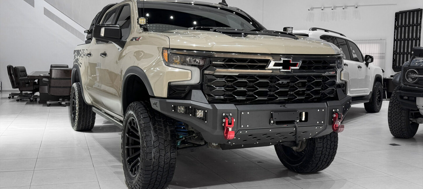 Бампер силовой передний BMS PRO-Line для Chevrolet Silverado 2022-2025 ZR2 - Силовые бамперы - CHEVROLET - Chevrolet Silverado