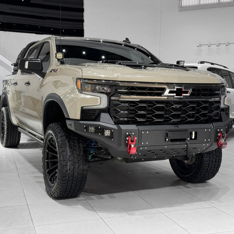 Бампер силовой передний BMS PRO-Line для Chevrolet Silverado 2022-2025 ZR2 - Силовые бамперы - CHEVROLET - Chevrolet Silverado