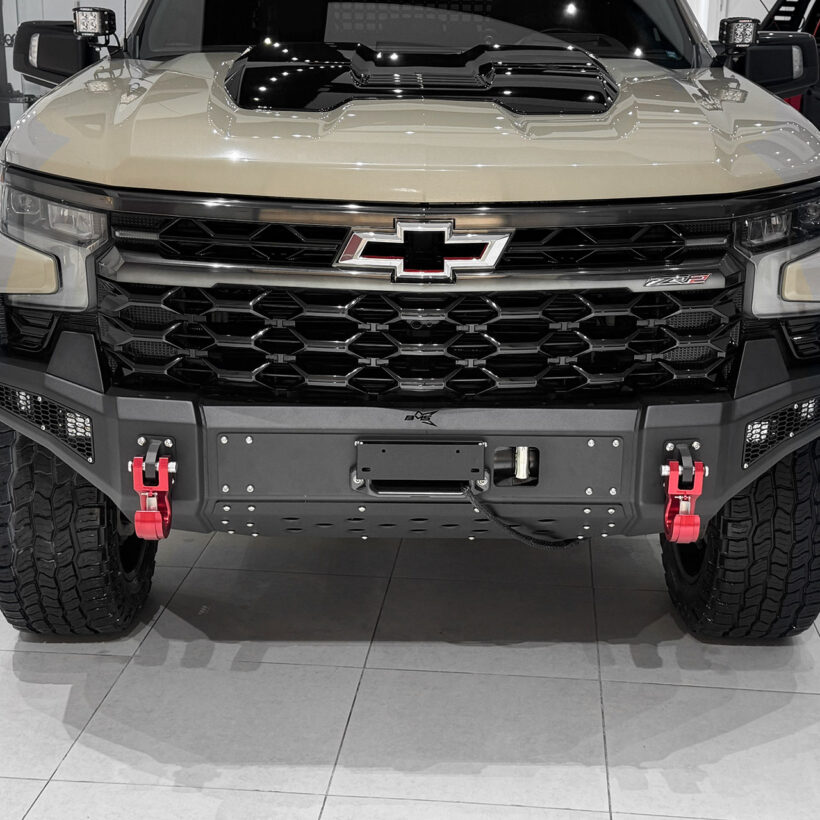 Бампер силовой передний BMS PRO-Line для Chevrolet Silverado 2022-2025 ZR2 - Силовые бамперы - CHEVROLET - Chevrolet Silverado