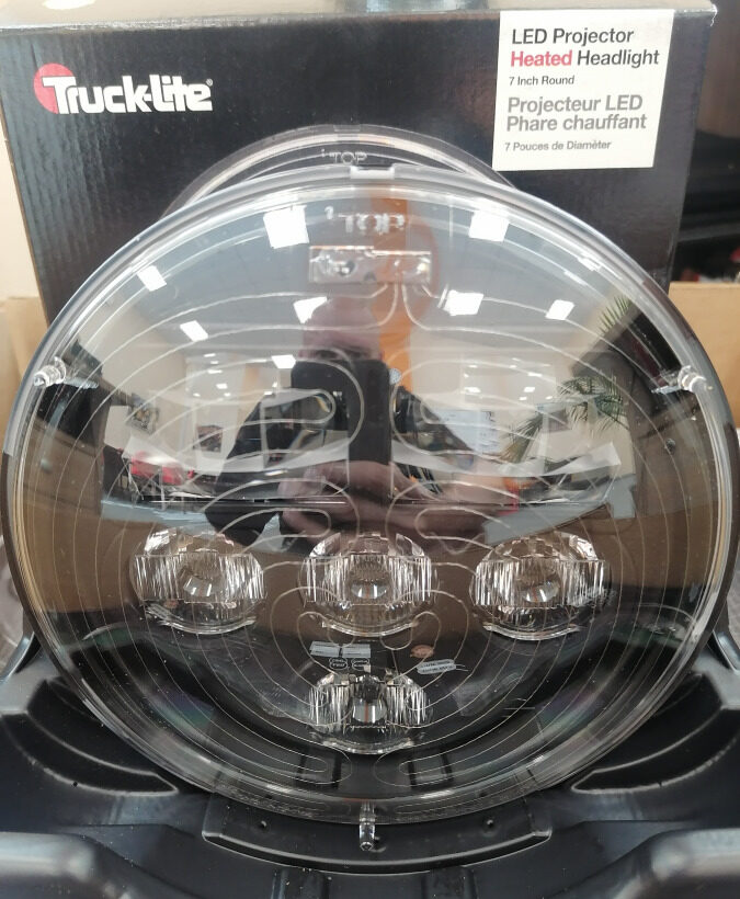 Фара головного света 7″ TruckLite Lens с подогревом (1шт.) - Доп. свет - JEEP