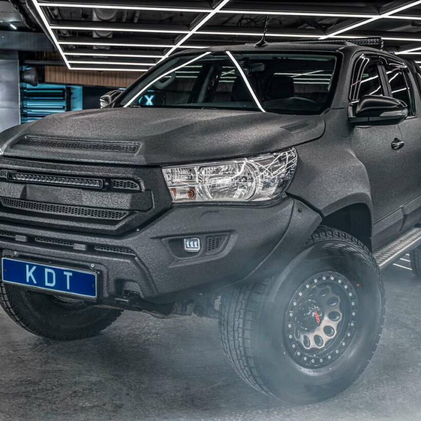Расширители колесных арок - накладки на кузов пластиковые (комплект) - Toyota Hilux 2015 - - Расширители арок - TOYOTA - Toyota Hilux