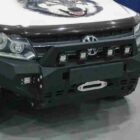 БАМПЕР ПЕРЕДНИЙ СИЛОВОЙ RIVAL ДЛЯ VOLKSWAGEN AMAROK (2010+) ЧЕРНЫЙ АЛЮМИНИЕВЫЙ. Комплектация 1 - Силовые бамперы - VOLKSWAGEN - Volkswagen Amarok
